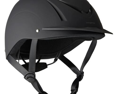 CASQUE EQUITATION 500 NOIR