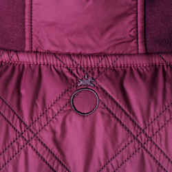 Paddock Women's Horse Riding Sweatshirt - Plum