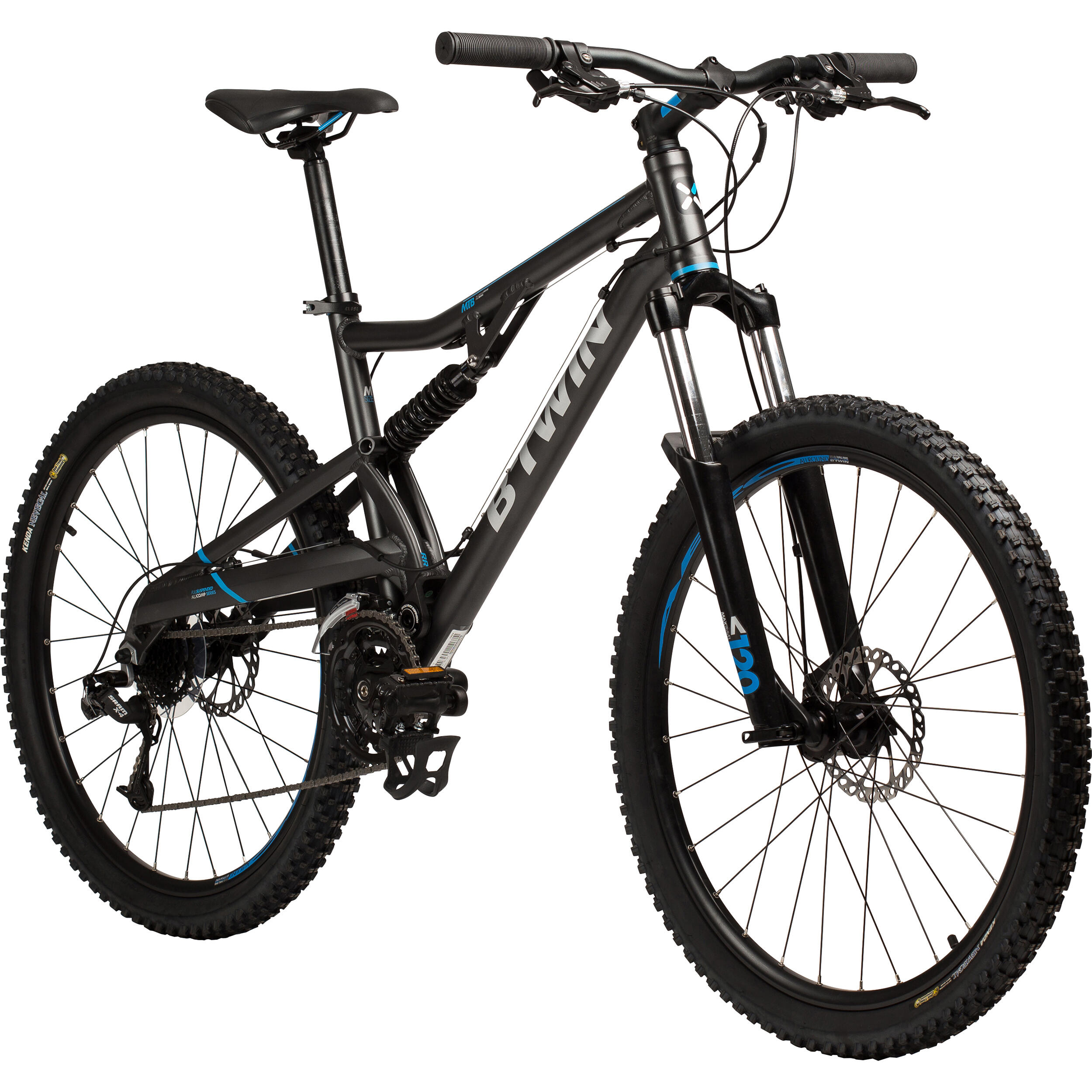 VTT SUSPENDU ROCKRIDER 500 GRIS