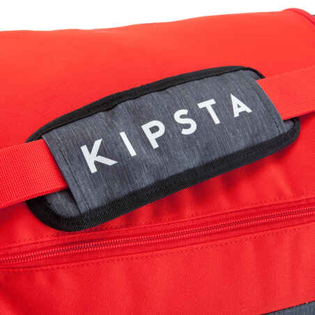 Kipocket Team Sports Bag 60 Litres - Grey/Red