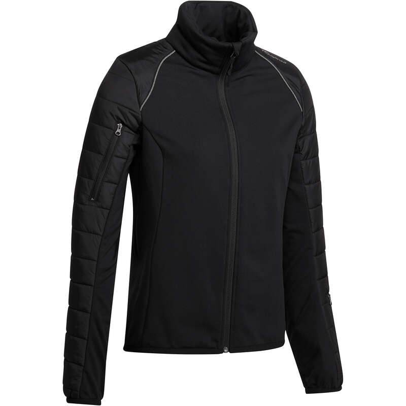 COLD WEATHER WOMAN RIDINGWEAR Horse Riding - Safy Bi-Material Jacket Black FOUGANZA - Horse Riding