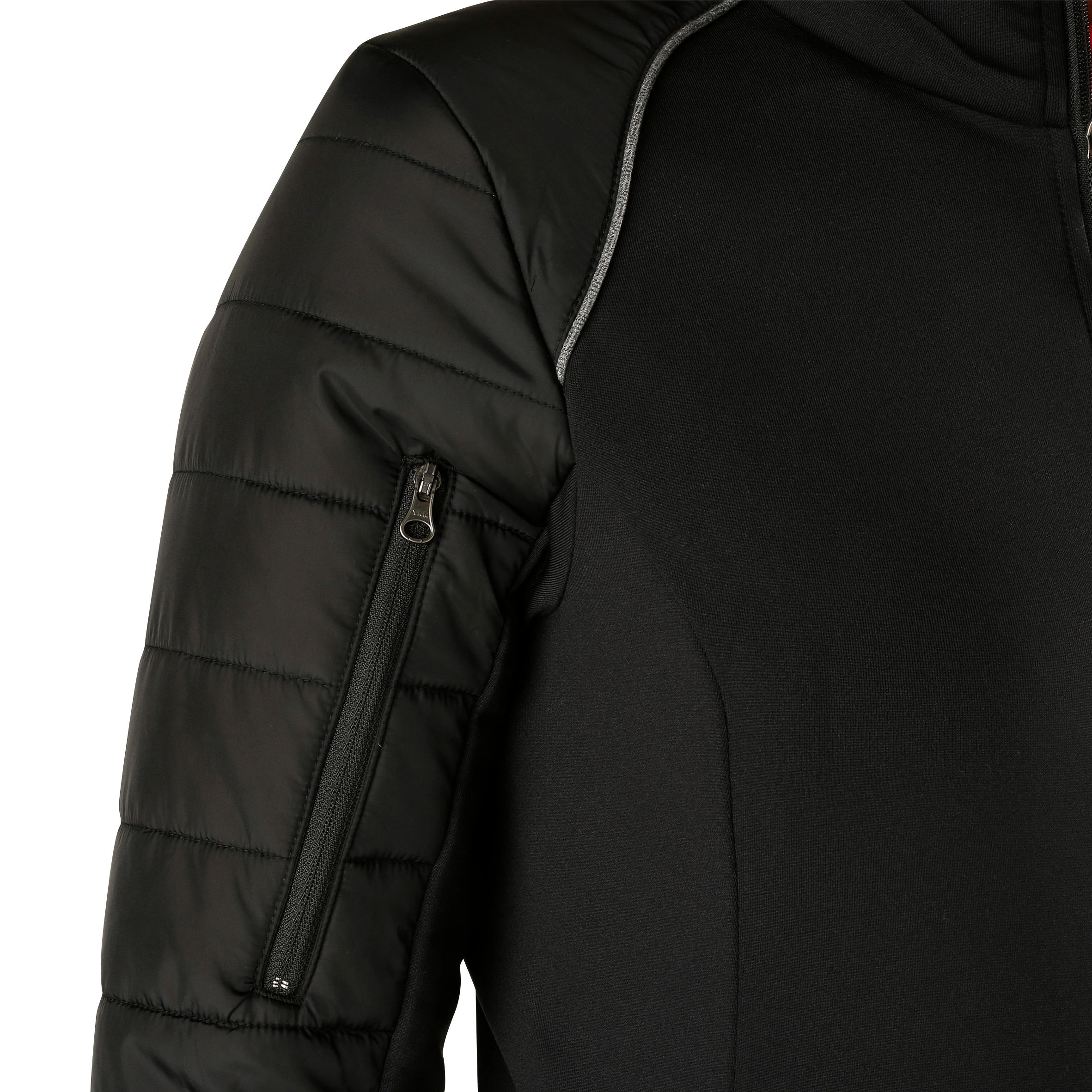 Safy Women's Horse Riding Bi-Material Jacket - Black 9/15