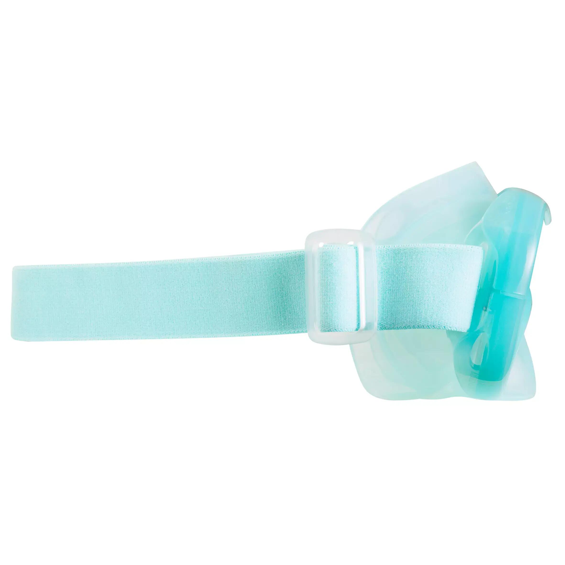 FRD 120 freediving mask light green grey 4/12
