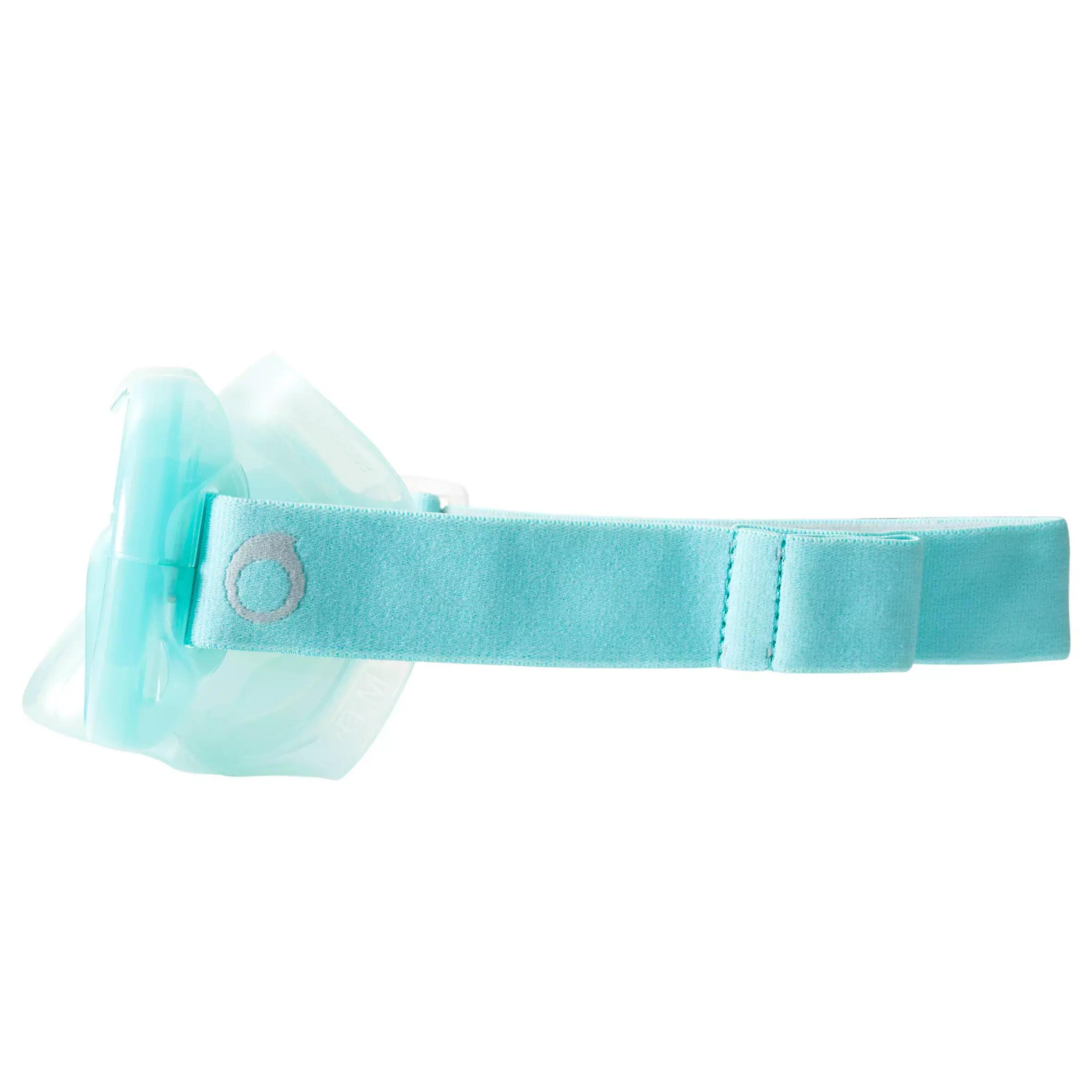 FRD 120 freediving mask light green grey 5/12