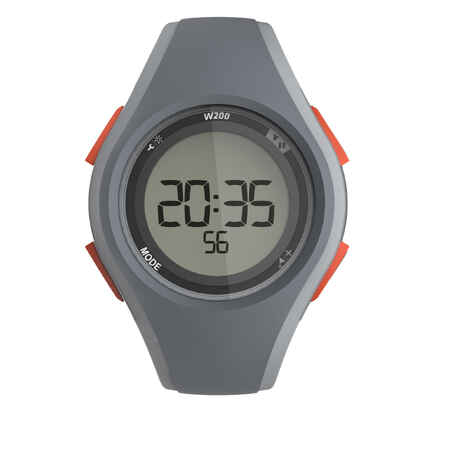 ساعة رياضية W200 M SWIP للرجال - رمادي/برتقالي