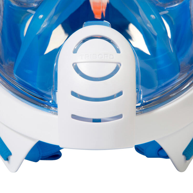 Masque de snorkeling en surface Easybreath bleu