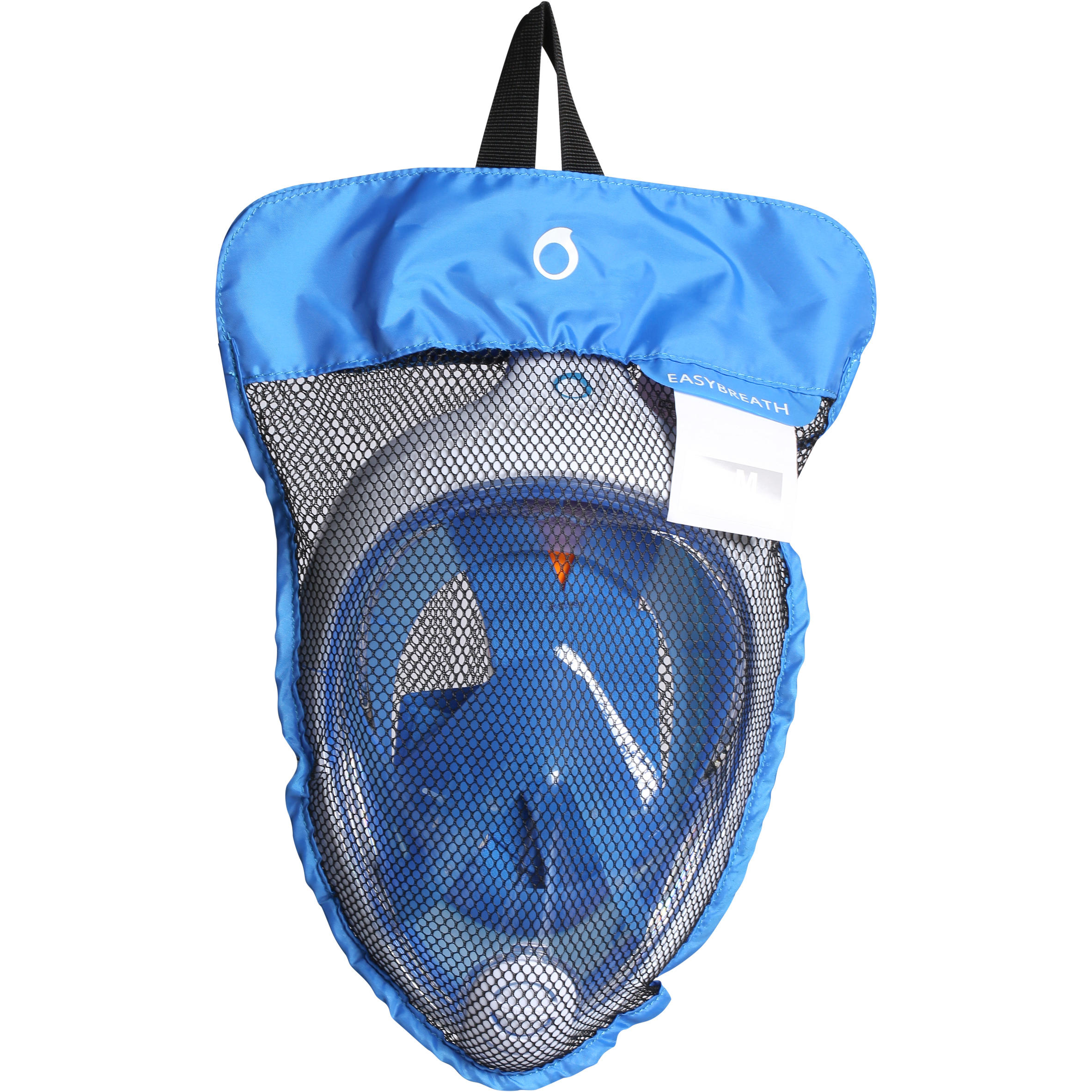 Maska Easybreath na šnorchlování modrá 12/24