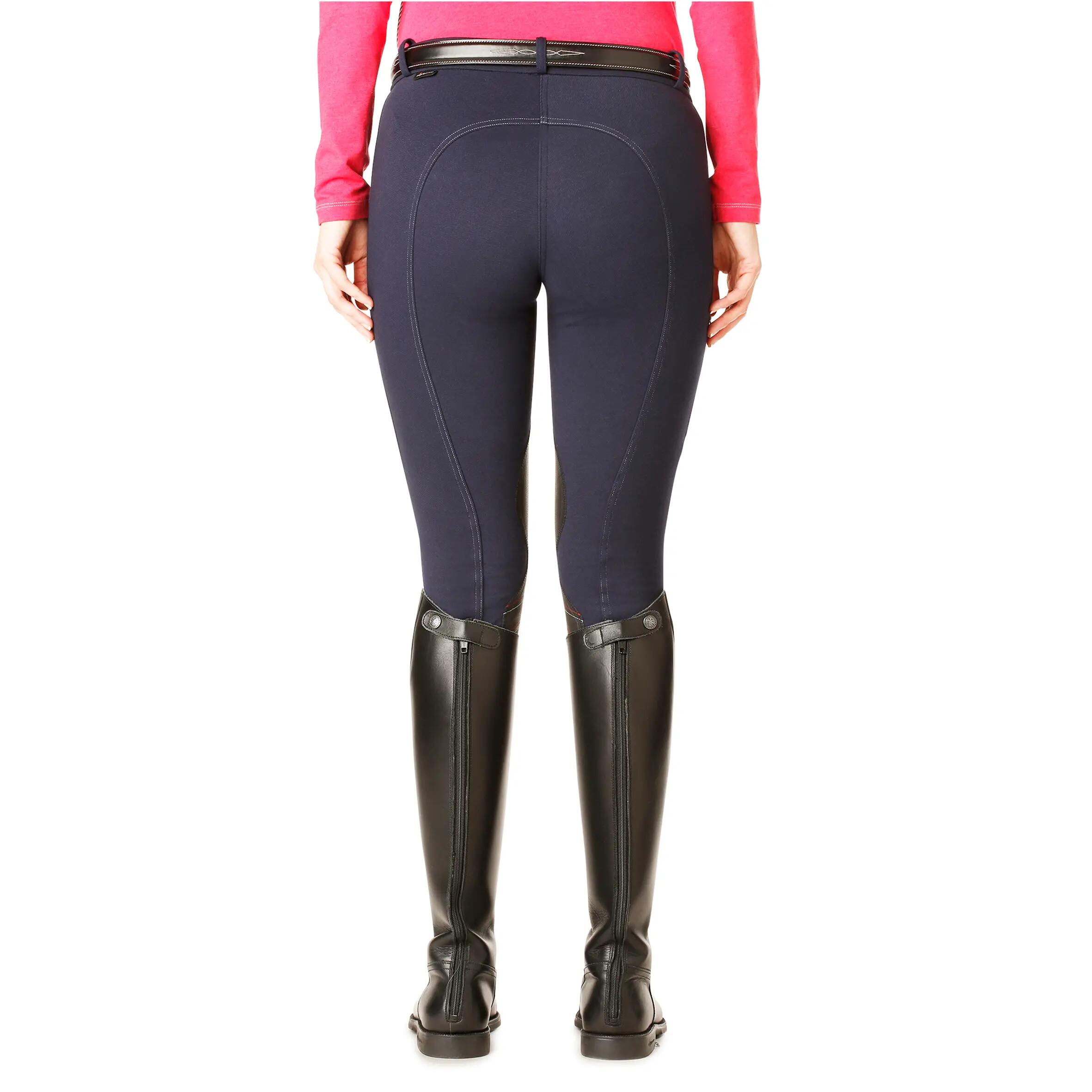 Victoria Women's Warm Horse Riding Jodhpurs - Navy 3/22