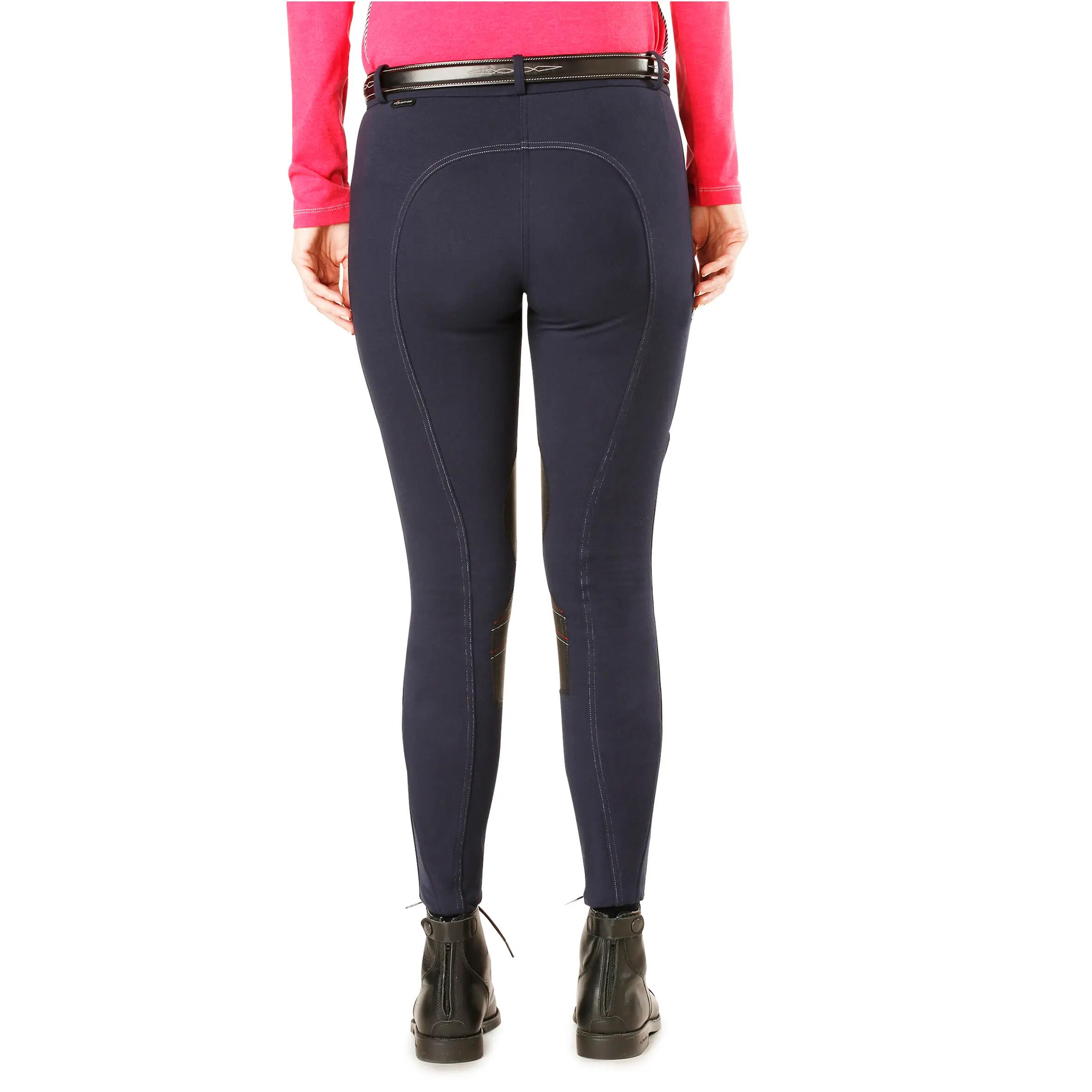 Victoria Women's Warm Horse Riding Jodhpurs - Navy 6/22