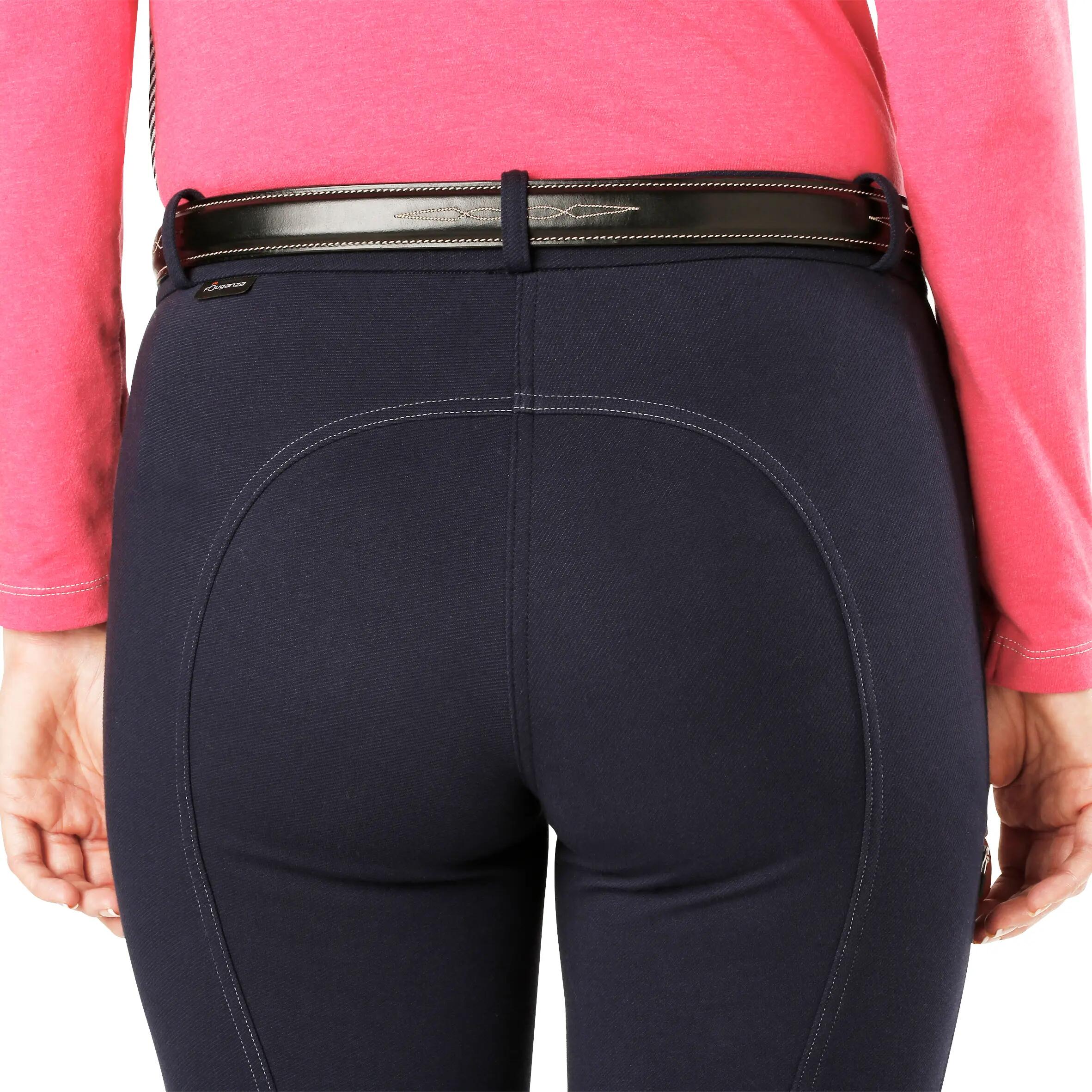 Victoria Women's Warm Horse Riding Jodhpurs - Navy 12/22