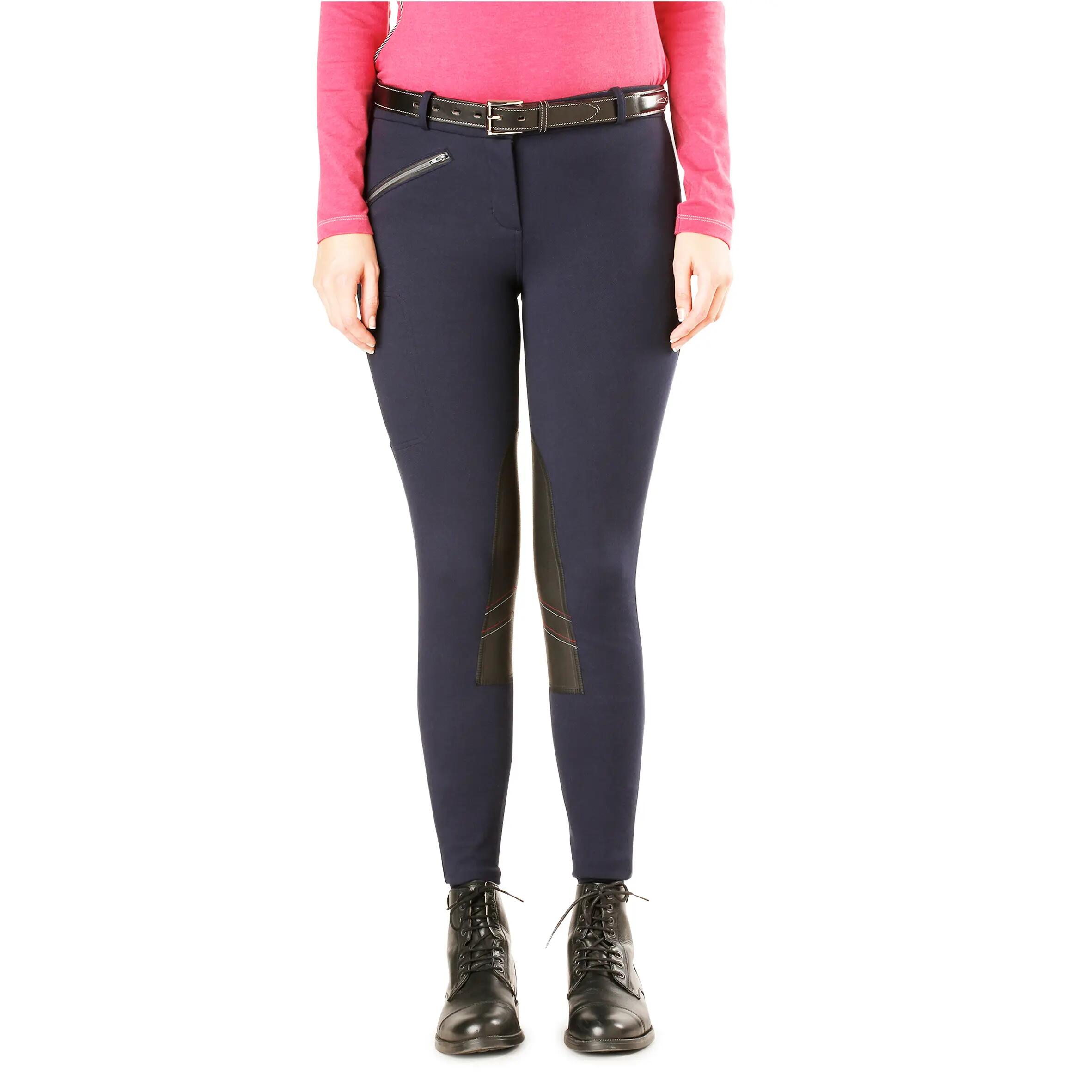 Victoria Women's Warm Horse Riding Jodhpurs - Navy 4/22