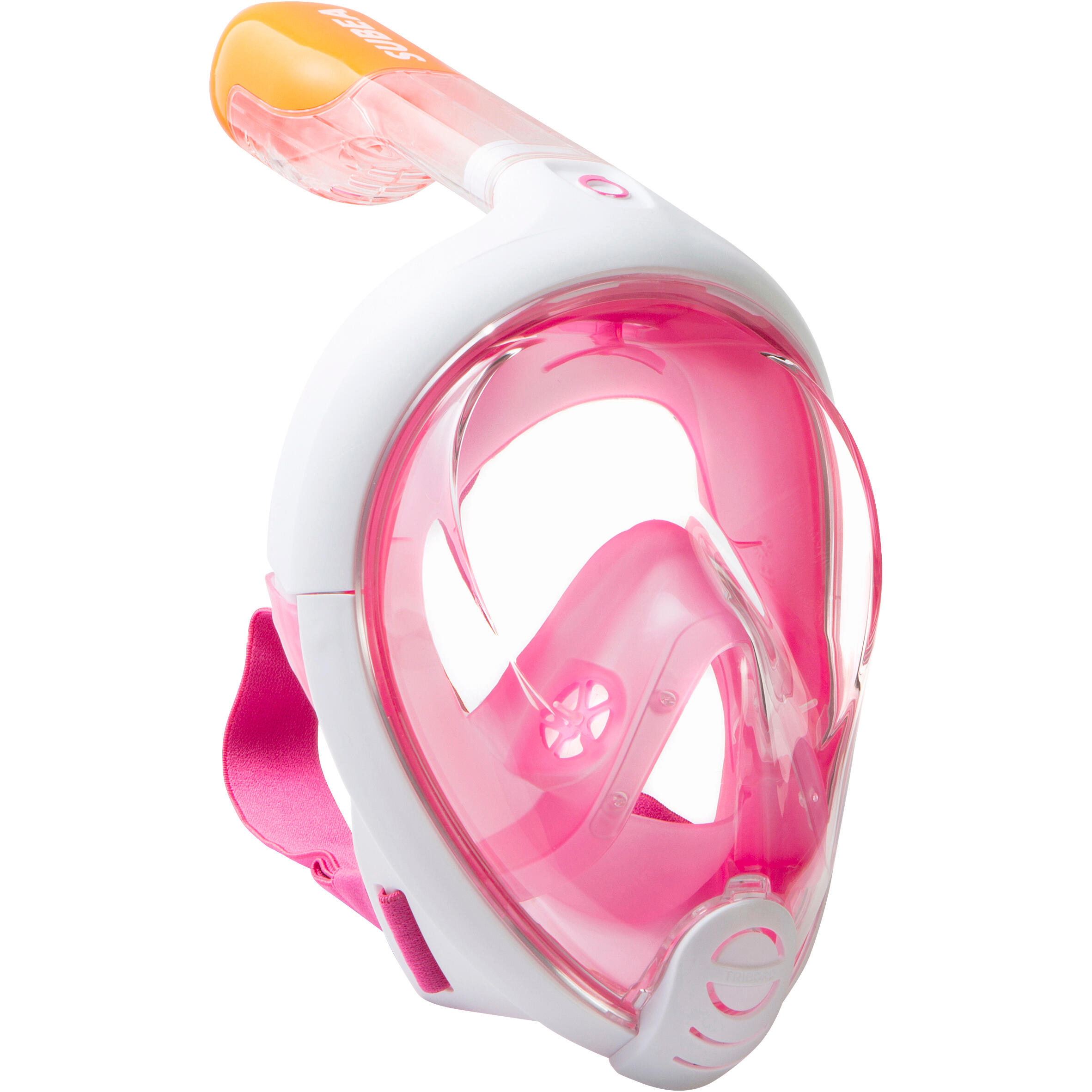 Mască Easybreath Snorkeling la Suprafață Roz