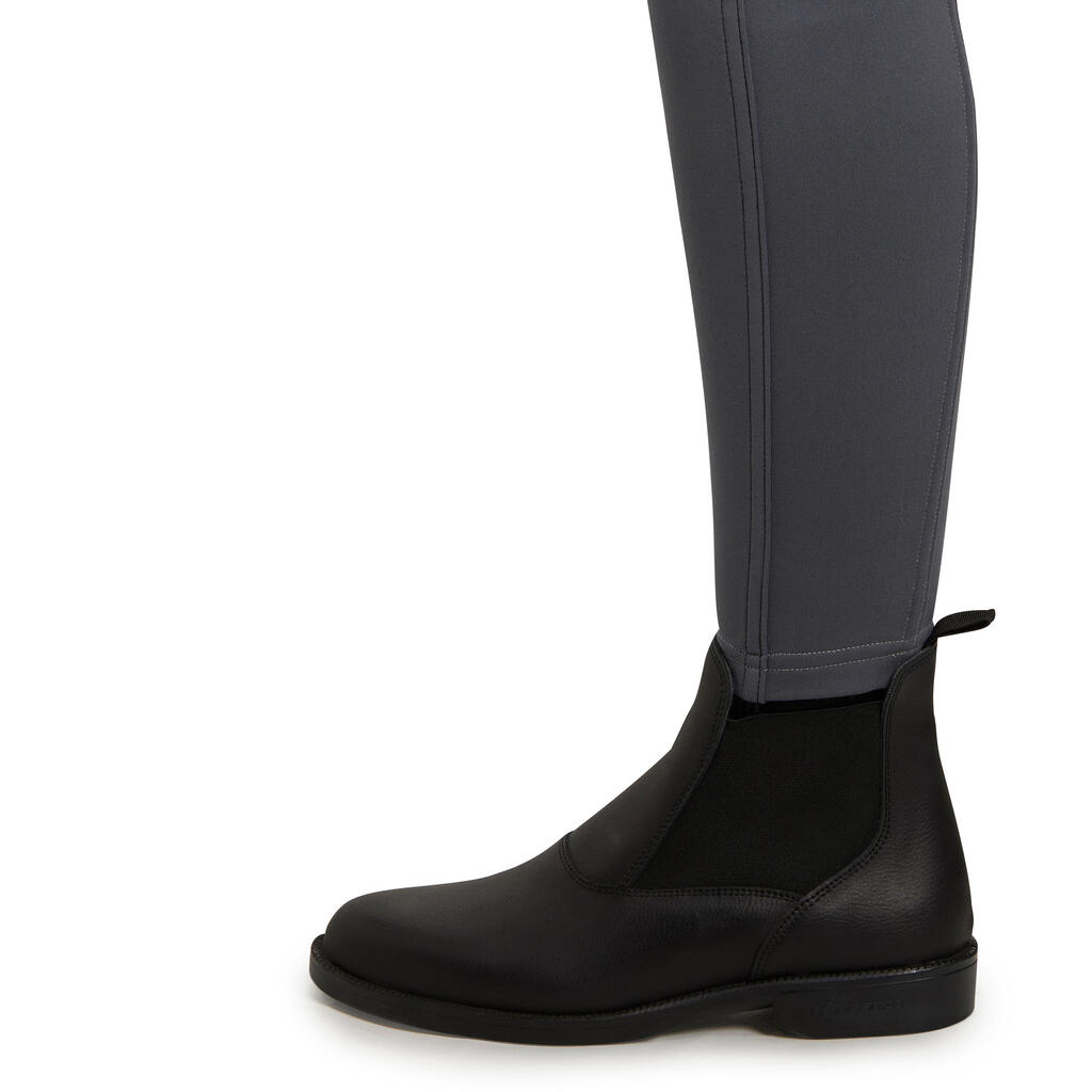 Women's Horse Riding Warm Jodhpurs 100 - Petrol Green