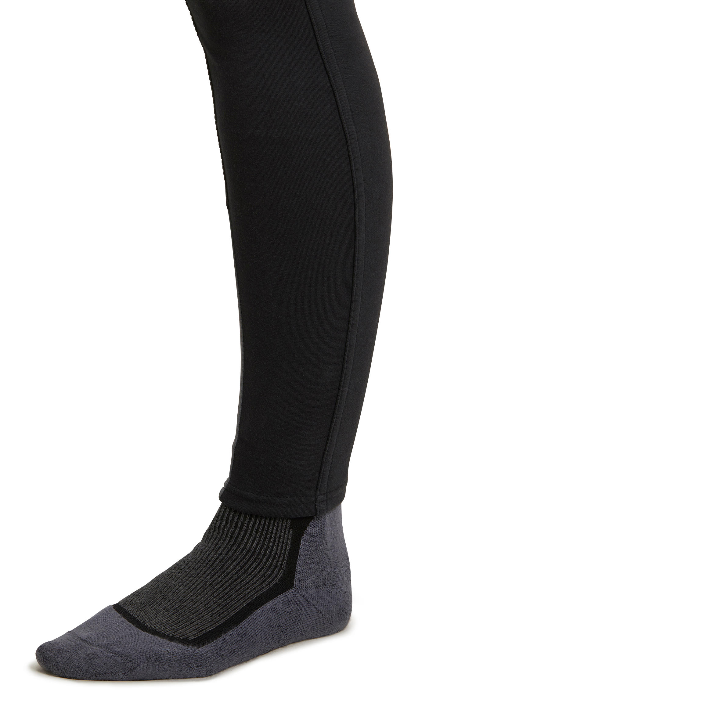 Pantalon fond de peau équitation femme 180 FULLSEAT noir - FOUGANZA