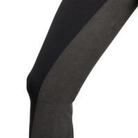 Pantalon fond de peau équitation femme 180 FULLSEAT noir