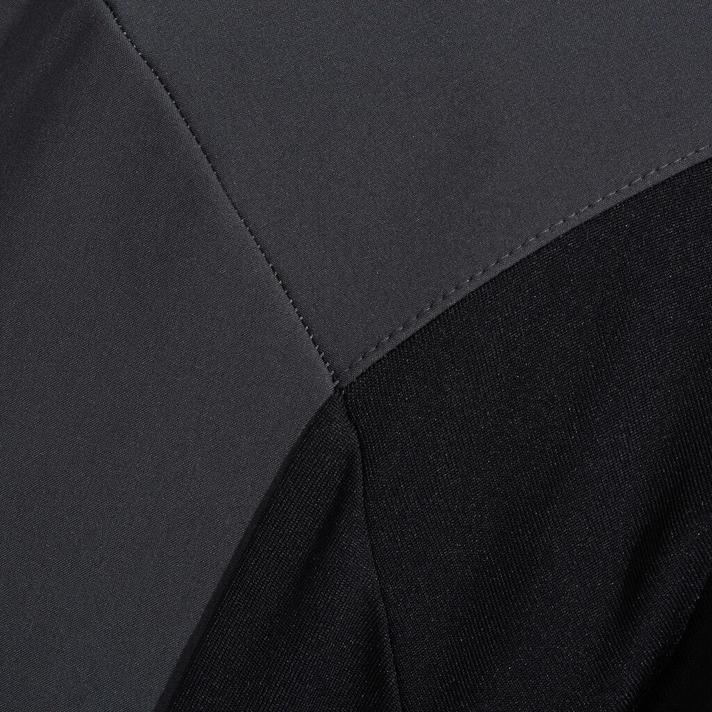 Reitjacke Softshelljacke 500 wasserdicht Herren dunkelgrau