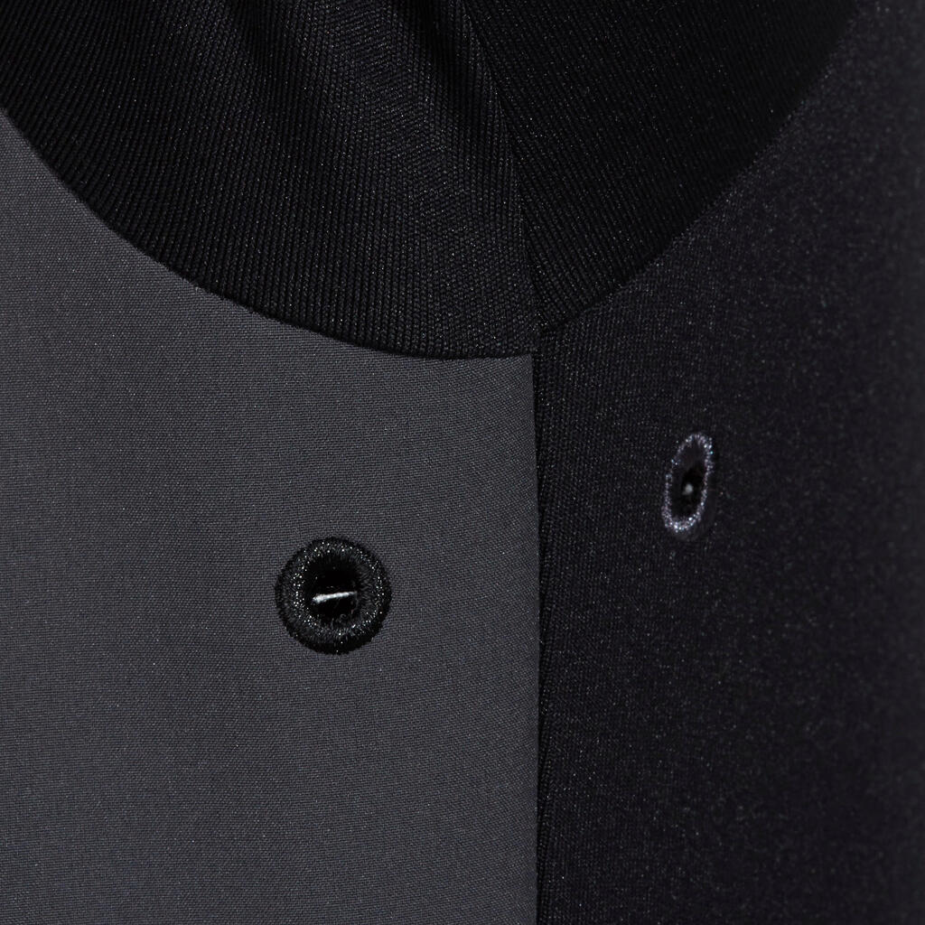 Reitjacke Softshelljacke 500 wasserdicht Herren dunkelgrau