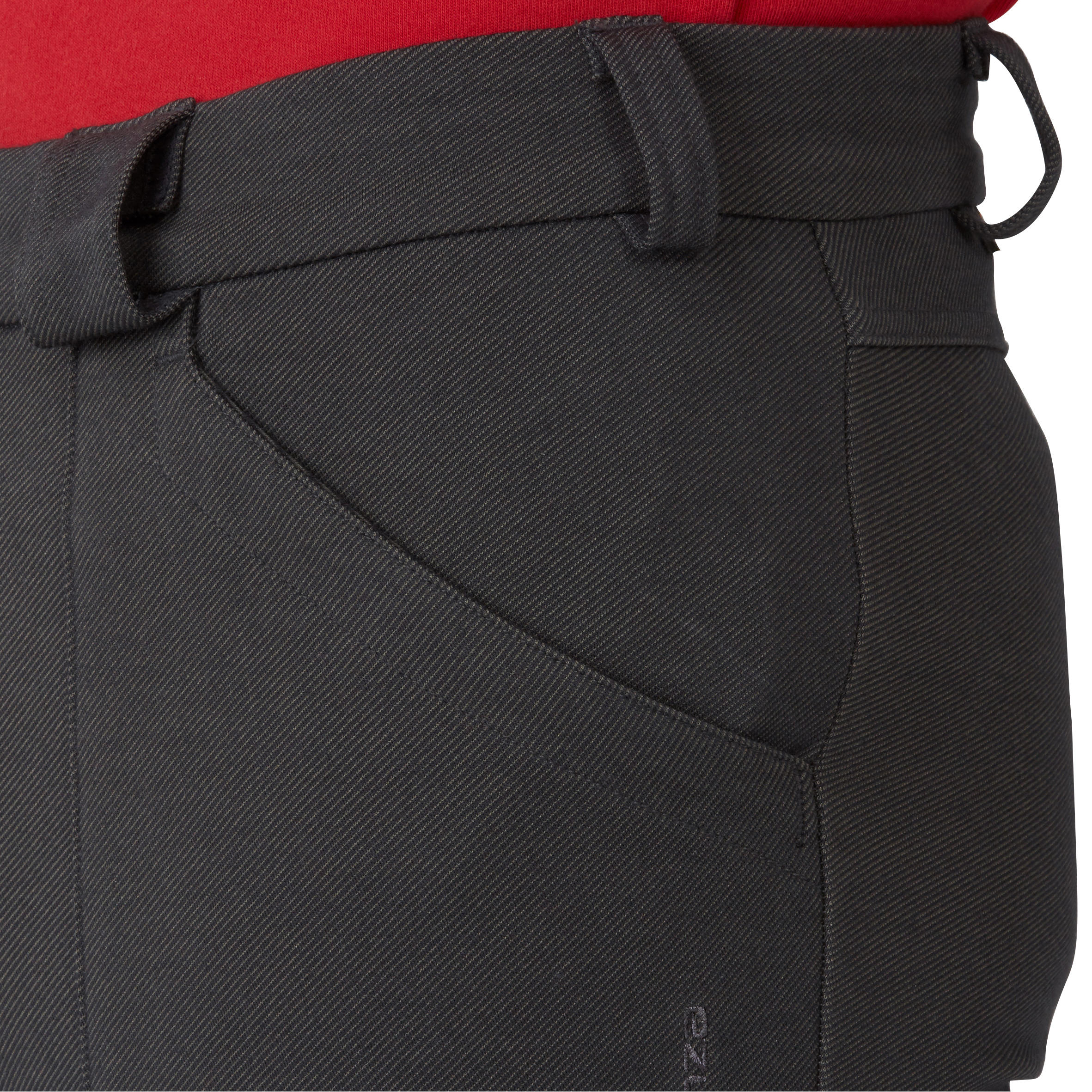 Warme rijbroek voor heren 140 WARM donkergrijs 9/24