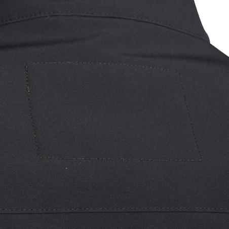 Куртка-софтшел 500 для кінного спорту - Темно-сіра