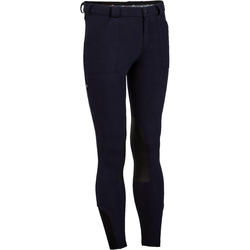 SAXON Warm Up Pantaloni Da Equitazione In Cotone, Euro Seat II, 92% Cotone 8% Elastan, Resistenti E Comodi