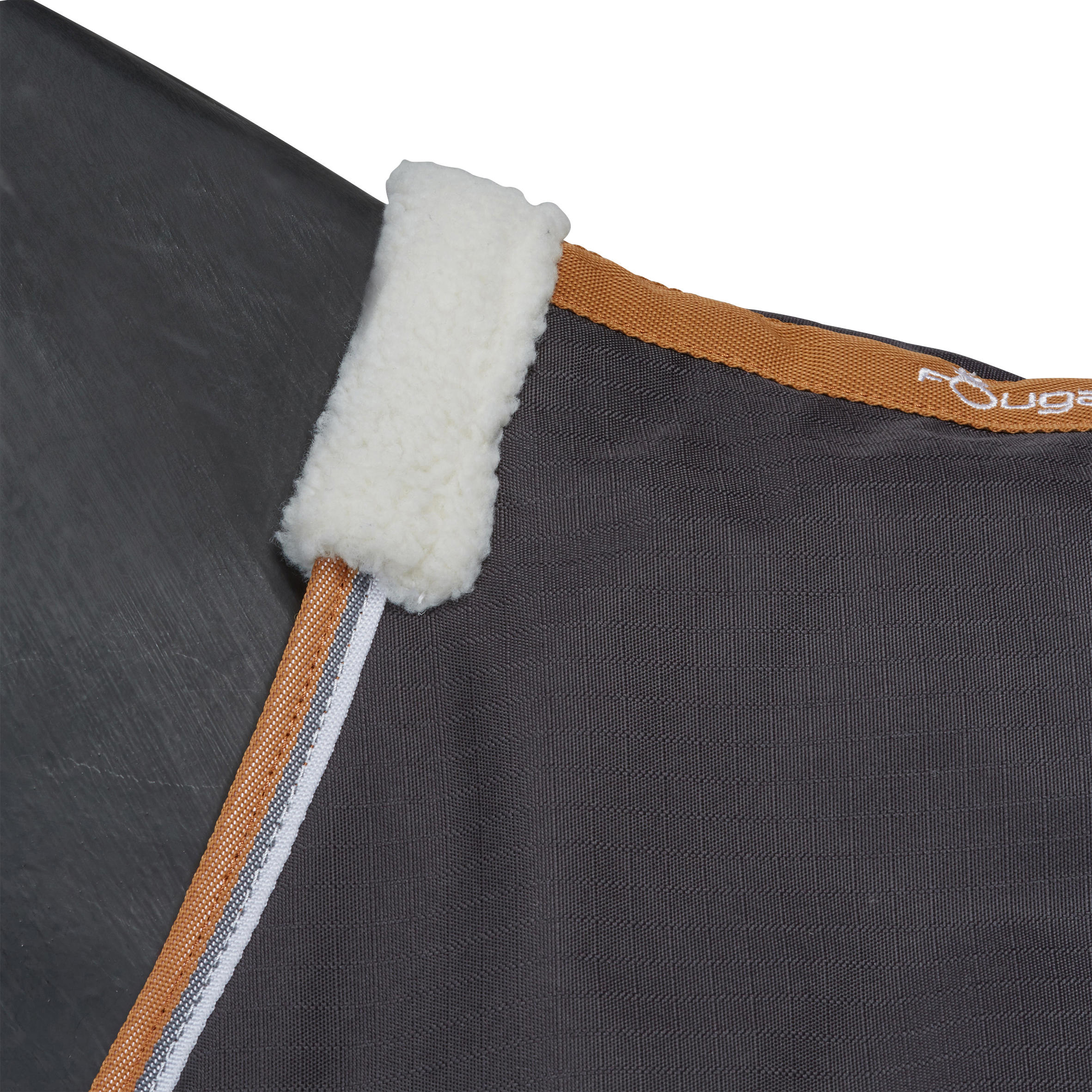Indoor 200 Horse Riding Stable Rug for Horses or Ponies - Dark Grey 8/18