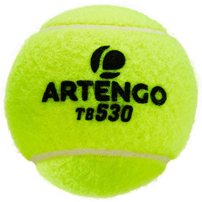 Tennis Balls TB530 4Pack Yellow ARTENGO Decathlon