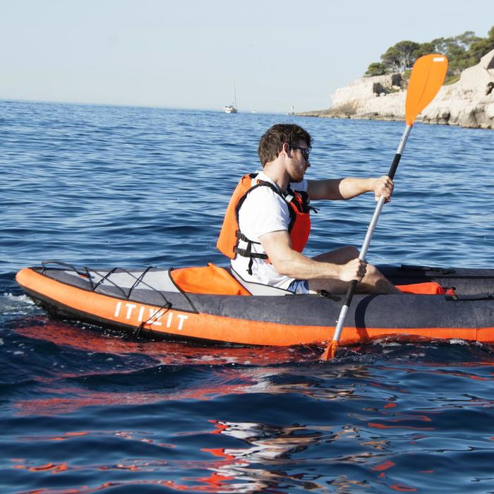 Pala De Kayak Tribord 100 Desmontable 2 Partes Naranja Tribord Decathlon