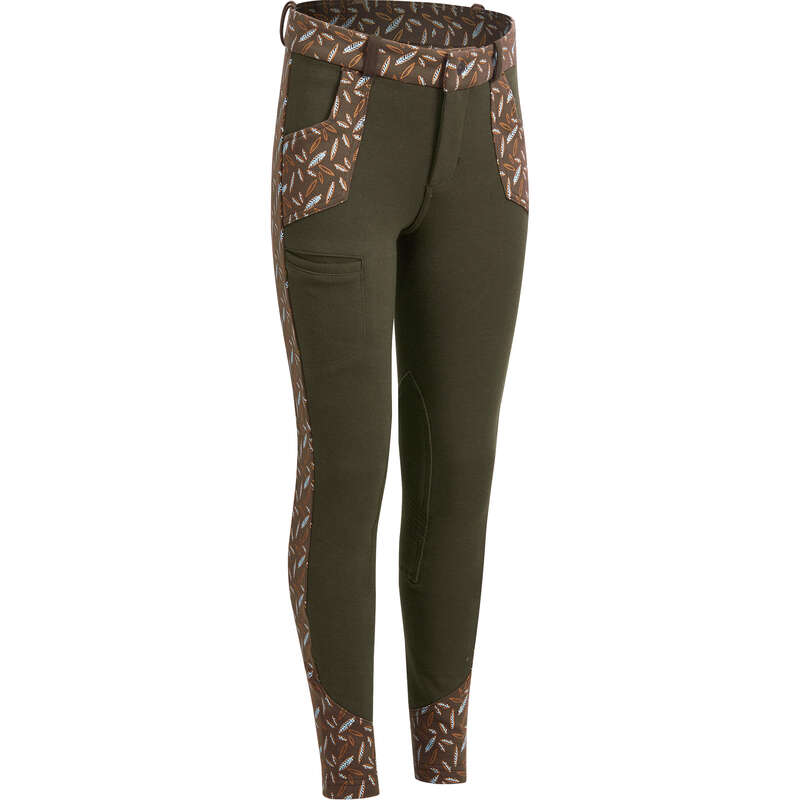 FOUGANZA Women's TwoTone Horse Riding Jodhpurs Brown...