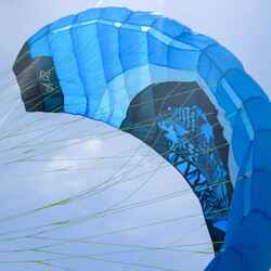 Zeruko Traction Kite 2.5 m2 + Steering Handles - Blue