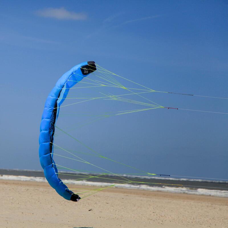 ASA DE TRAÇÃO ZERUKO 2.5 m2 + PEGAS DE PILOTAGEM AZUL