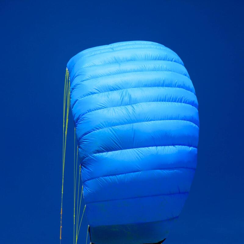 AILE DE TRACTION Zeruko 2.5 m2 + poignées de pilotage bleue