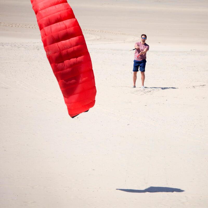 Powerkite Zeruko 3,5 m2 + handles rood