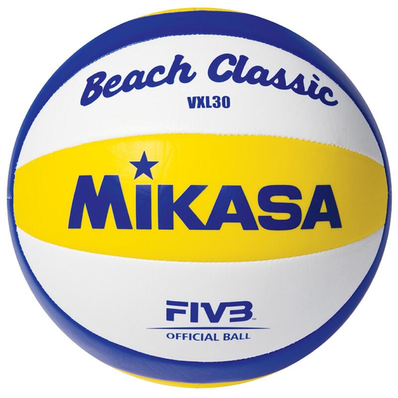Pallone beach-volley CLASSIC bianco-giallo-azzurro