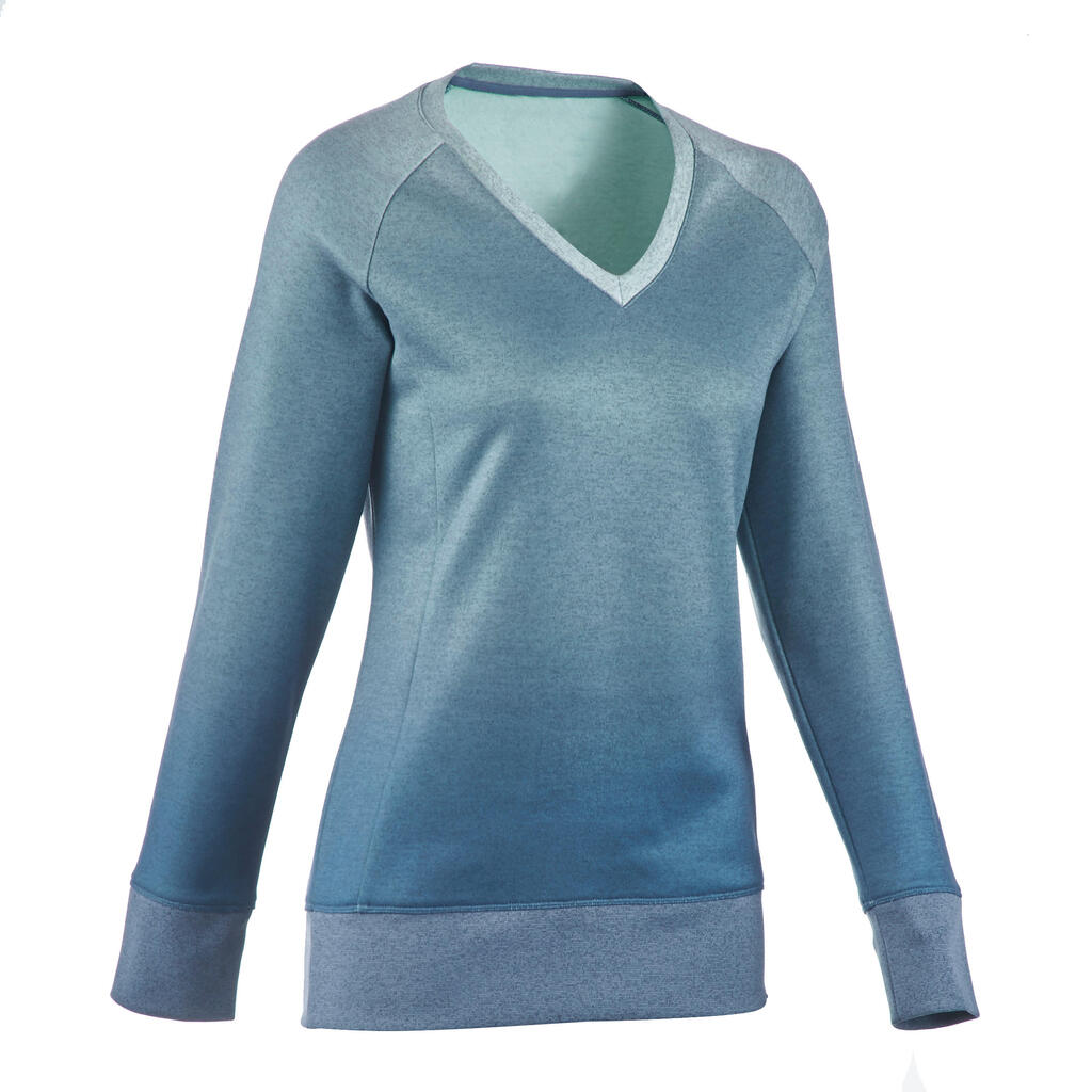 Pullover NH150 Damen blau
