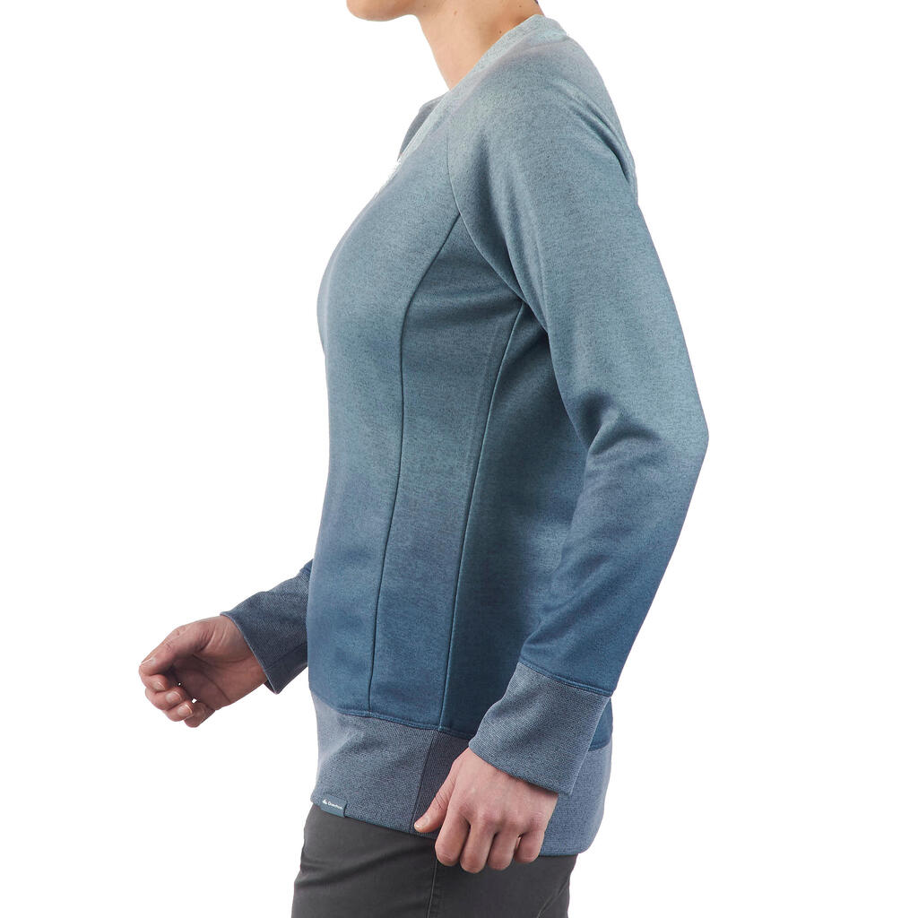 Pullover NH150 Damen blau