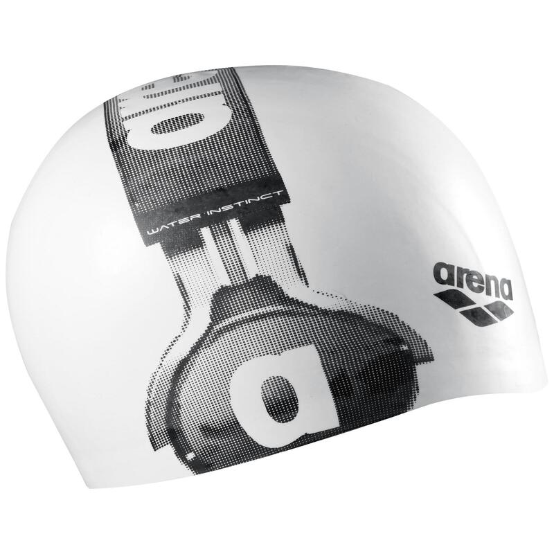 Arena Poolish Headphone Silicone Swim Cap ARENA Decathlon