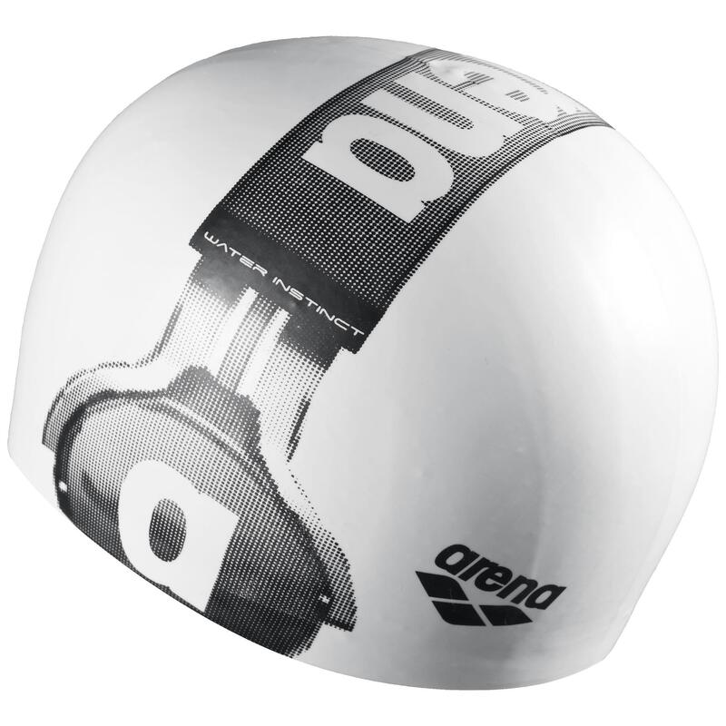 Arena Poolish Headphone Silicone Swim Cap ARENA Decathlon