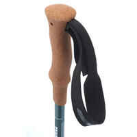 1 Cork Handled Trekking Pole Komperdell Ridge Hiker - Green