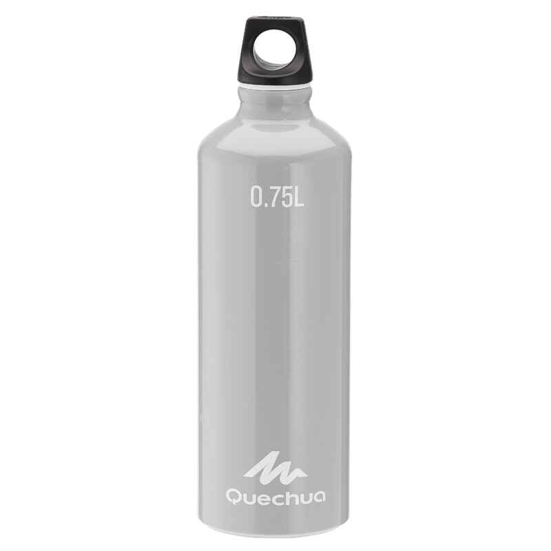 0.75L Aluminium Screw-Top Water Bottle - Grey