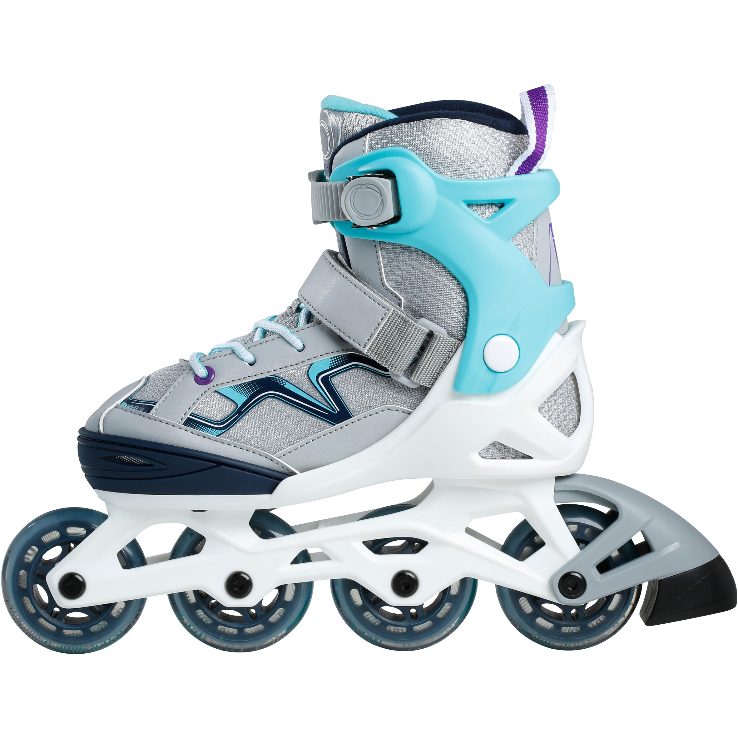 

Fit 3 Kids' Fitness Skates - Turquoise -  By OXELO | Decathlon, Blue
