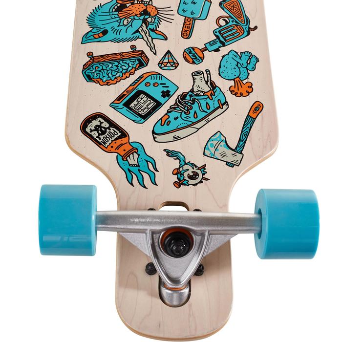 Longboards LONGBOARD DROP MINI CORE BLEU OXELO Decathlon