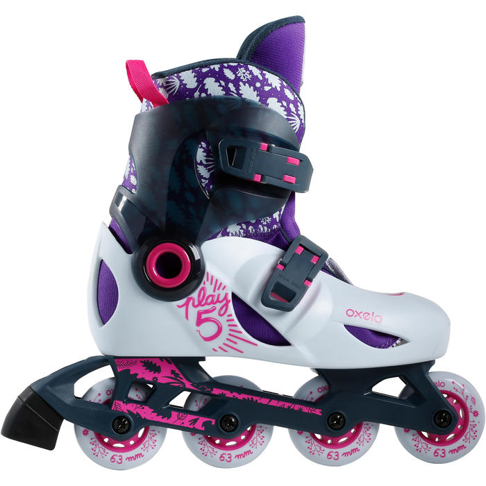 Inline Skates Inliner Play 5 Kinder Oxelo DECATHLON