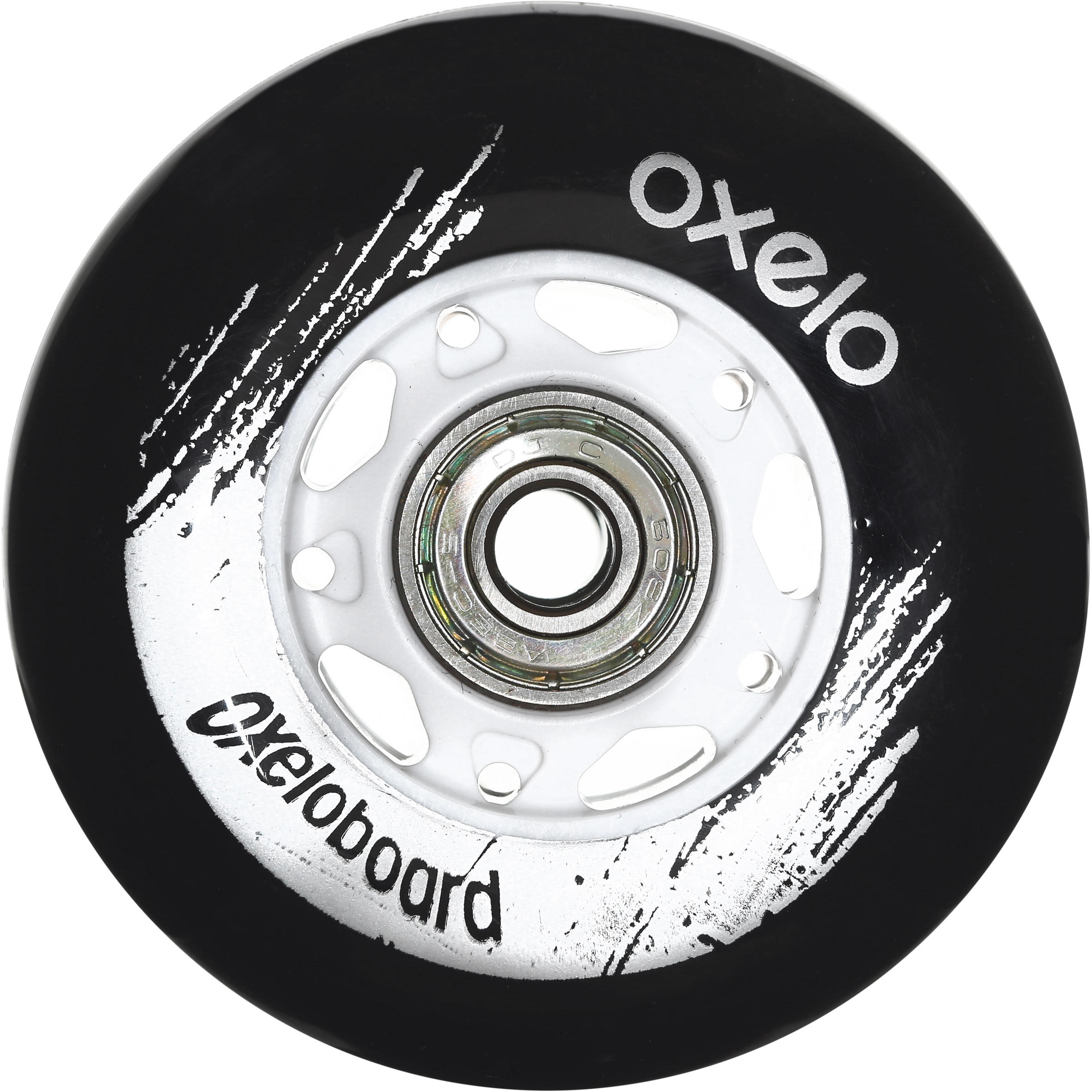 OXELO WAVEBOARD WHEELS X2 - BLACK