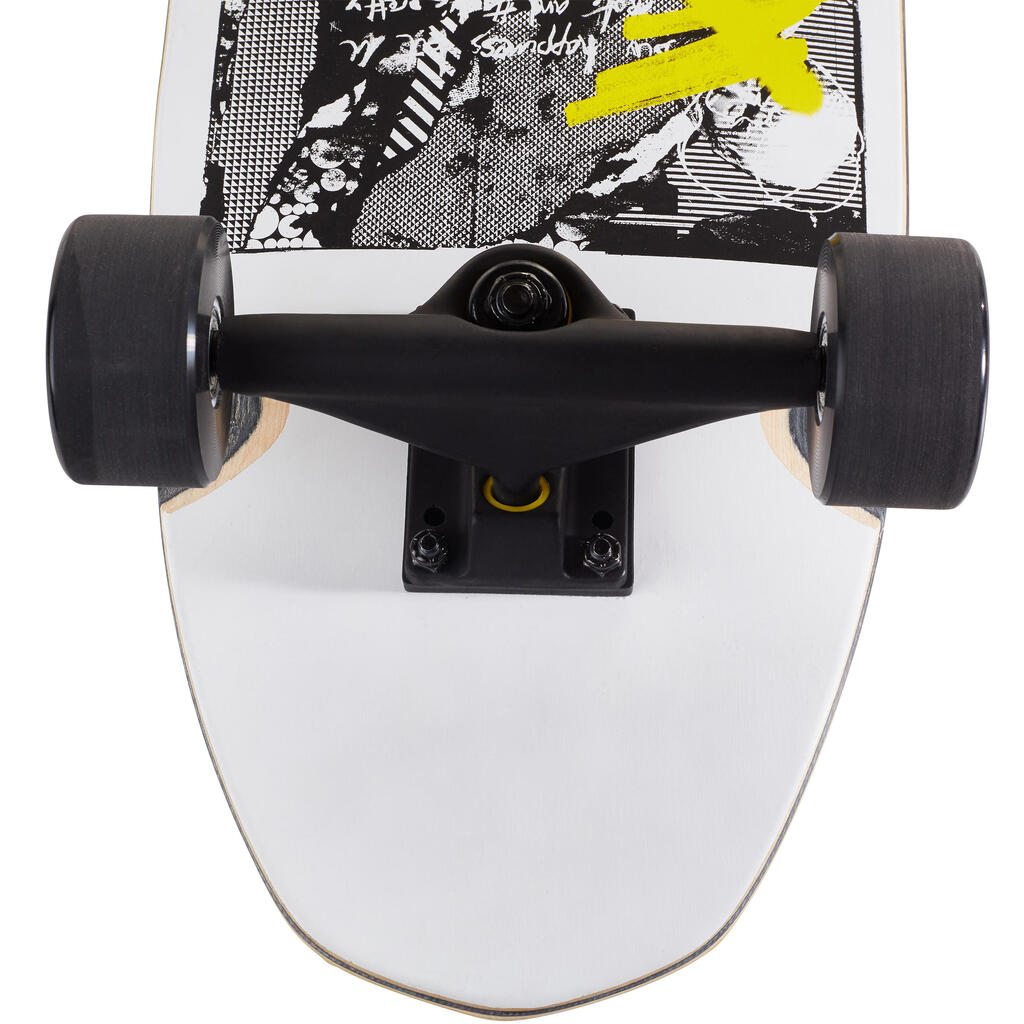 Cruiser Skateboard City Thrasher Ride weiß