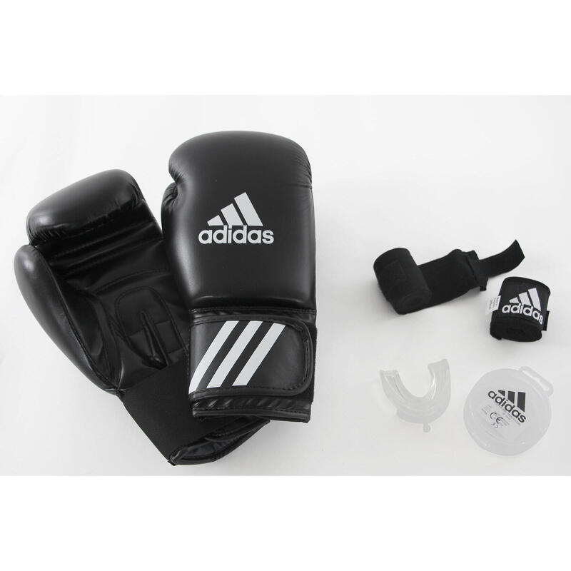Kit de boxeo para principiantes: guantes boxeo, vendas boxeo y bucal | Decathlon