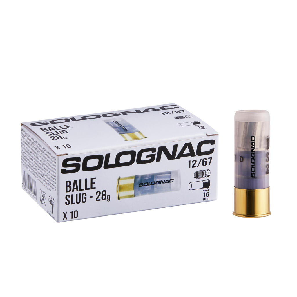 Slug Bullet Cartridge 28 g CAL12/67 X10