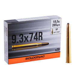 Balle 9,3X74R 18,5G/285GRS X20