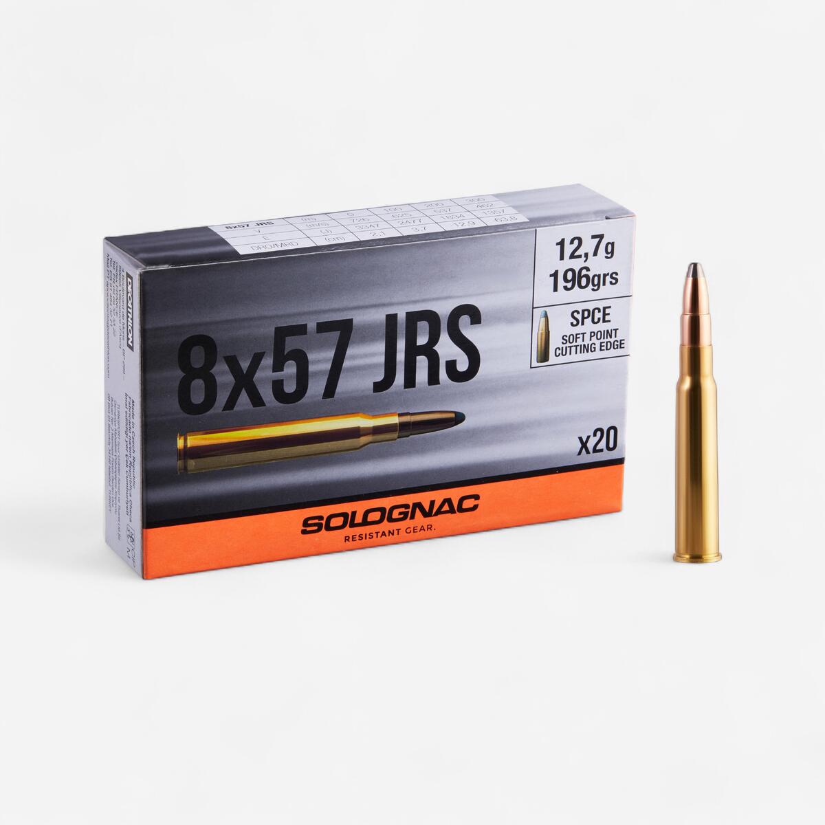 Balle 8x57 JRS 12,7G/196 GRS X20