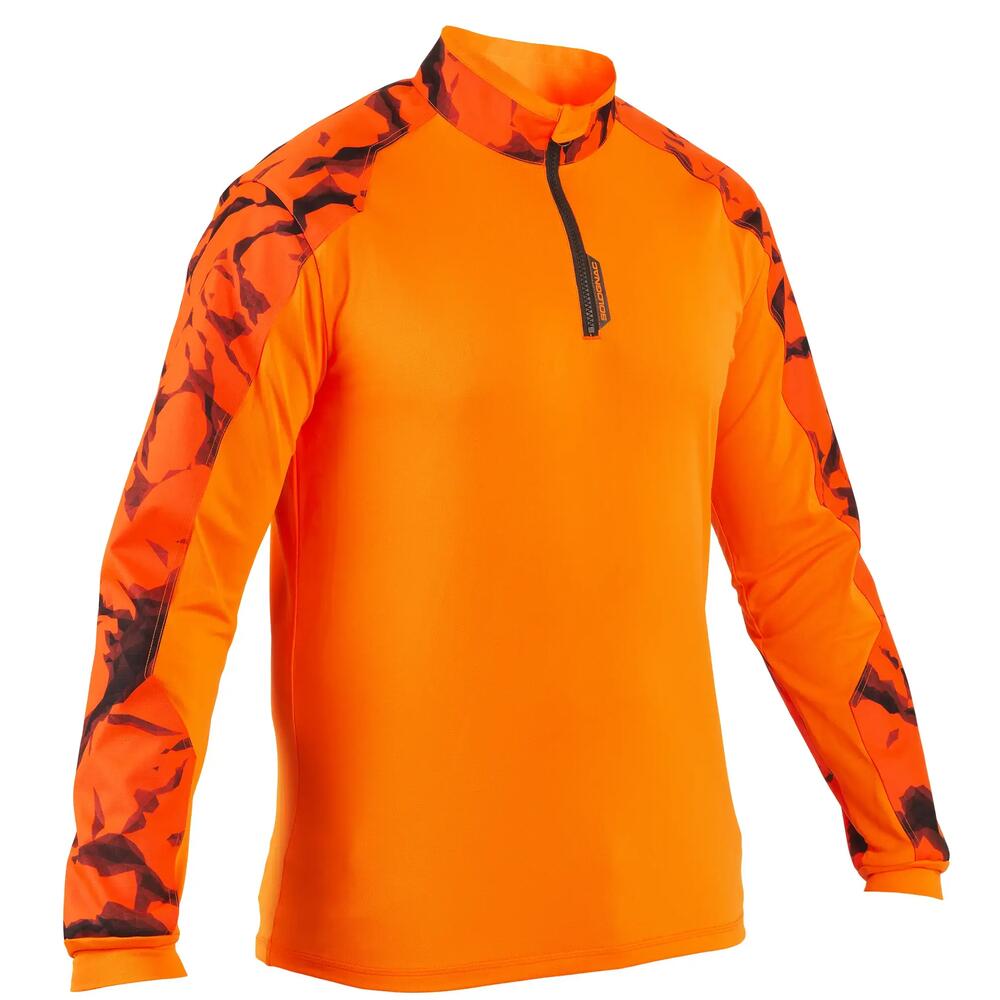 Camisola reforçada nos ombros e braços, resistente e respirável.
