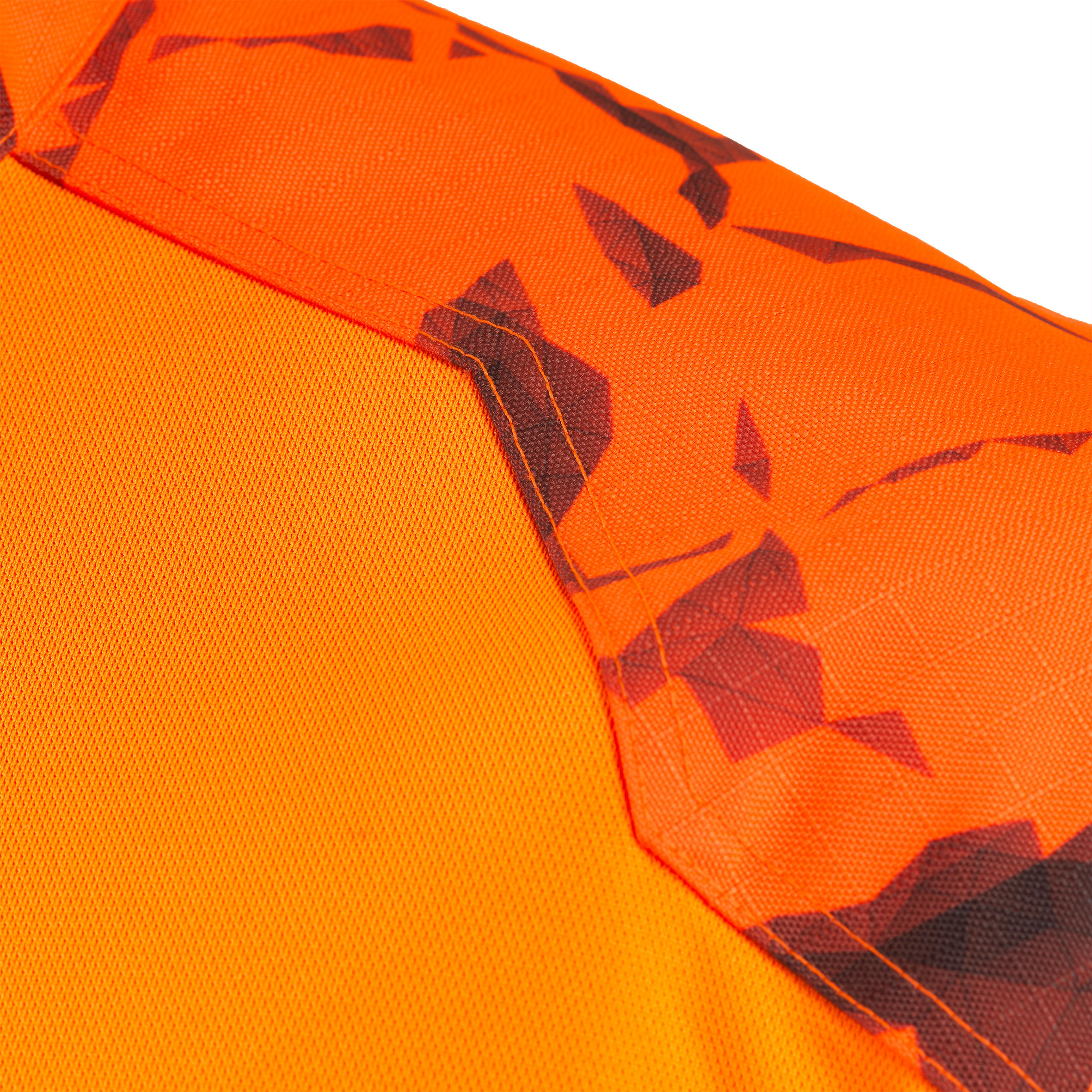 T-SHIRT CHASSE MANCHES LONGUES SUPERTRACK ORANGE FLUO 7/12